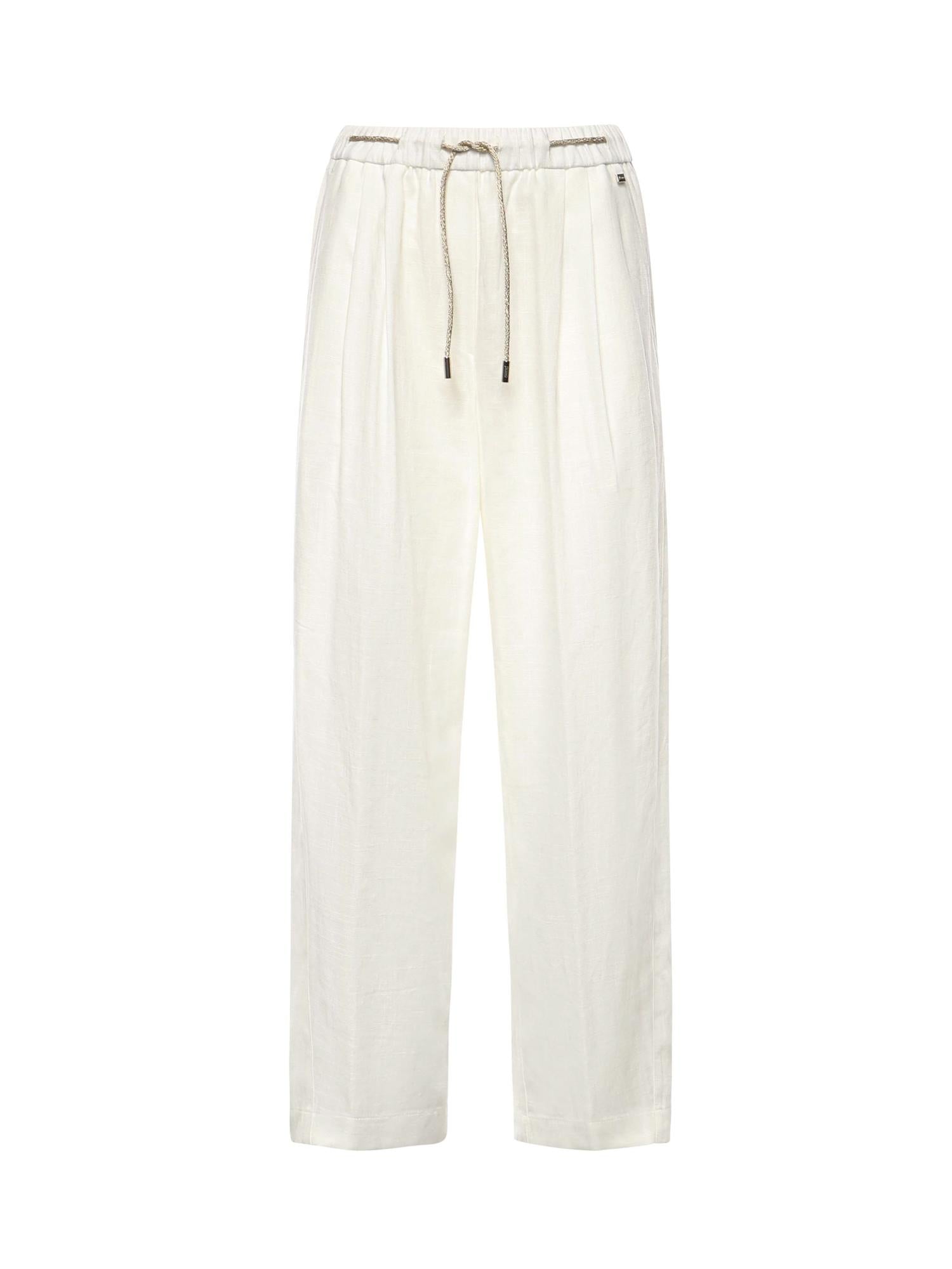 Pantaloni in linen blend PT000222D 126891000 HERNO 