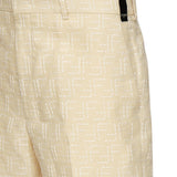 Bermuda in Jacquard FF di lino FB0821 AU6YF0PKL FENDI 