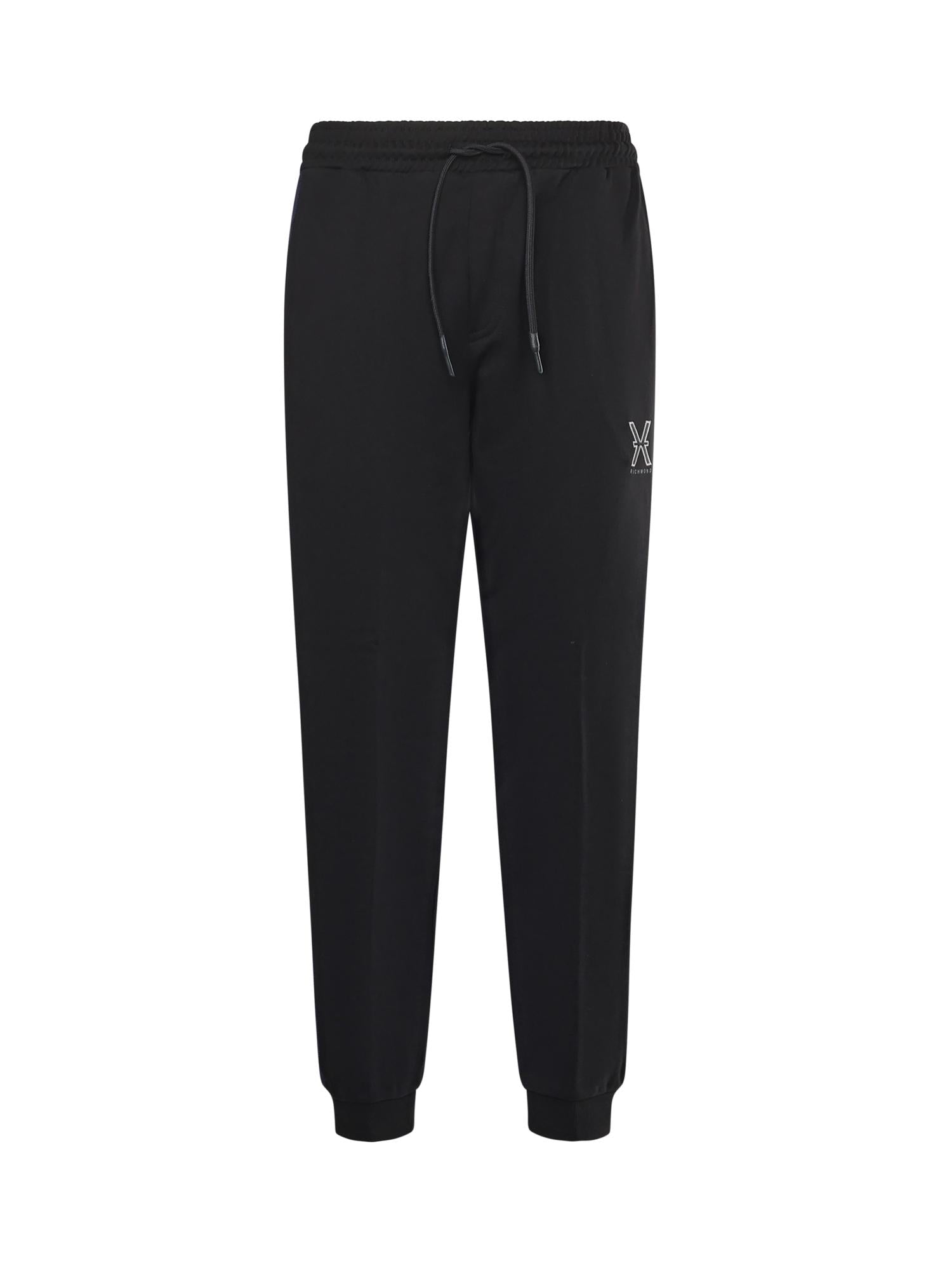 Joggers in cotone con logo UMA25034PA BLACK RICHMOND X 