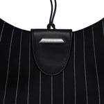 Borsa Big hobo in fresco di lana gessato WB321 ES0080D999 DONDUP 