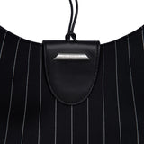 Borsa Big hobo in fresco di lana gessato WB321 ES0080D999 DONDUP 