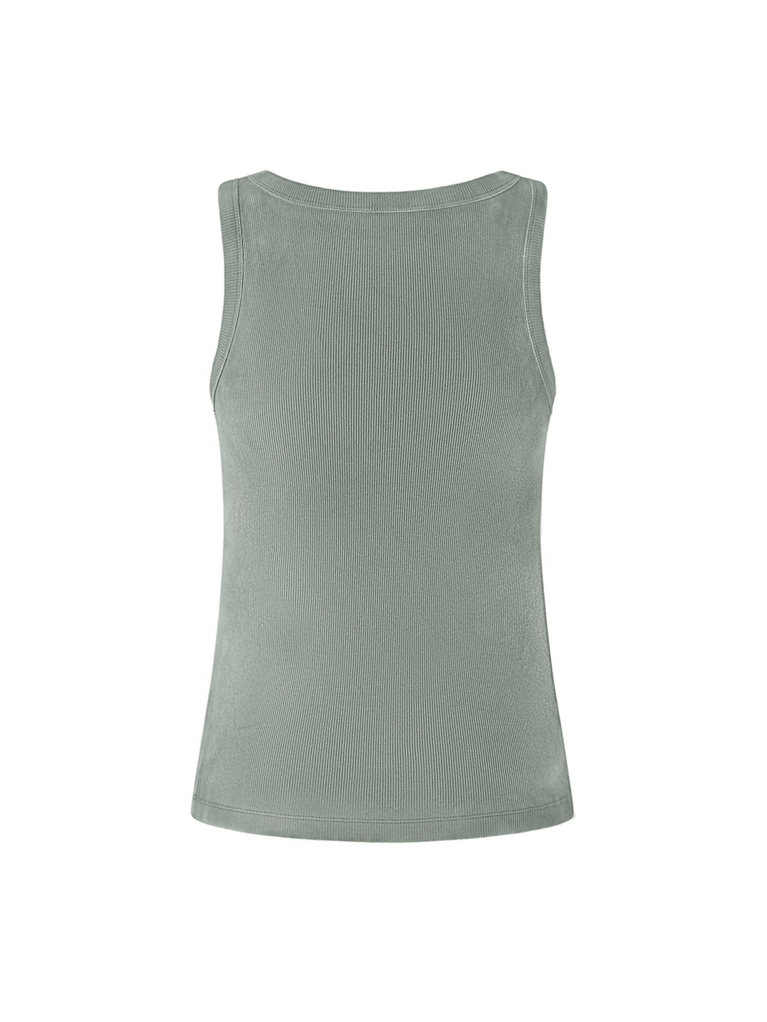 Tank top con ricamo e strass 107299 A3H7X56 PINKO 