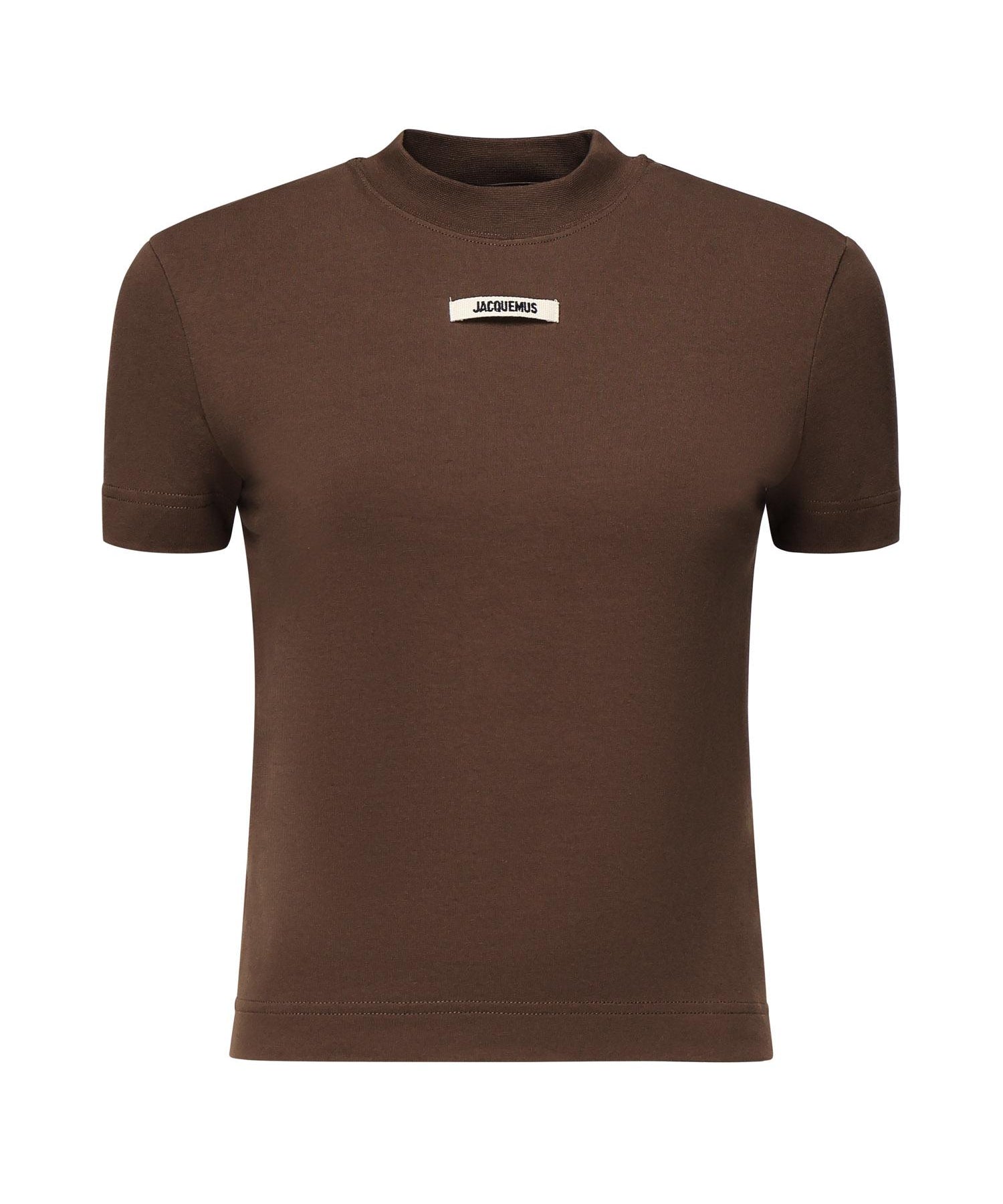 T-shirt in gros grain 24ETSW00133AJ00124 880 JACQUEMUS 