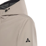Parka con cappuccio e logo HE9440013 BEIGE HESKIMO 