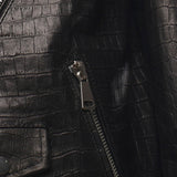 Giubbotto Push in pelle PUSH IT CROCNERO GIULIANO GALIANO 