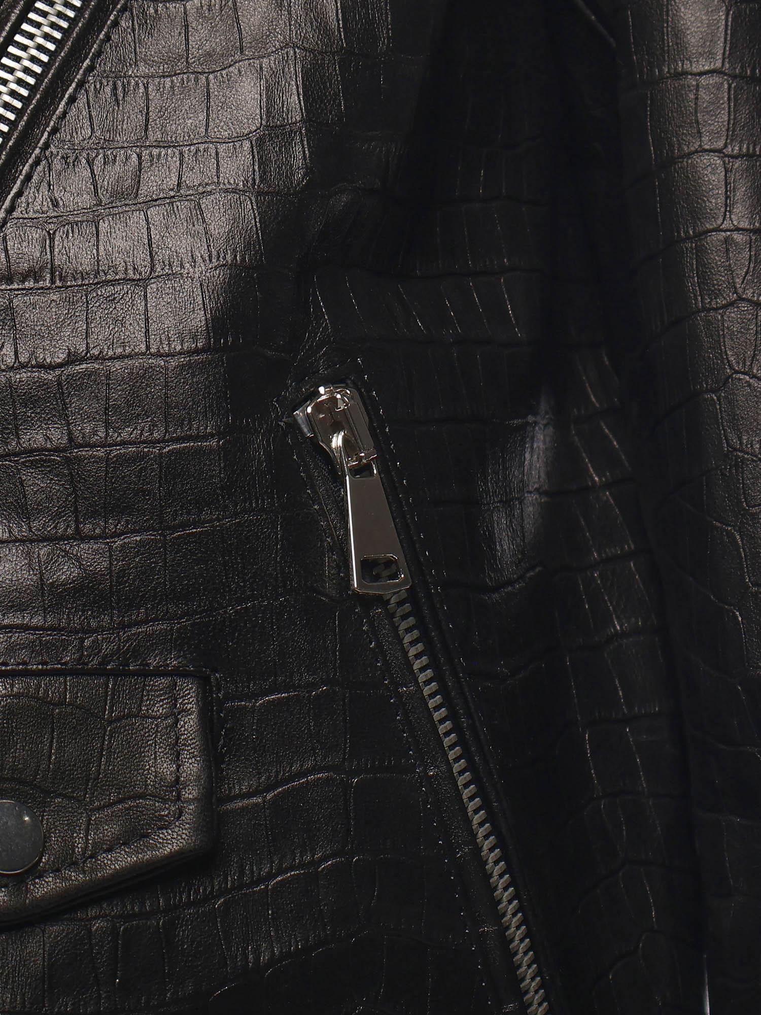 Giubbotto Push in pelle PUSH IT CROCNERO GIULIANO GALIANO 