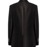 Blazer doppiopetto in shantung DJ850 SF0109D999 DONDUP 