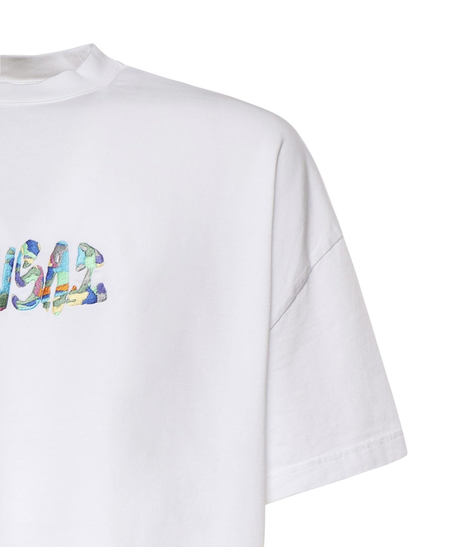 T-shirt in cotone con logo TS002004 WHT BONSAI 