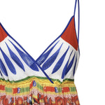 Abito in seta con stampa carretto F6J8BT GDS13HH96D DOLCE & GABBANA 