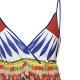 Abito in seta con stampa carretto F6J8BT GDS13HH96D DOLCE & GABBANA 