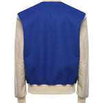 Bomber Varsity in nappa e tessuto VARSITY NAPPABLU GIULIANO GALIANO 