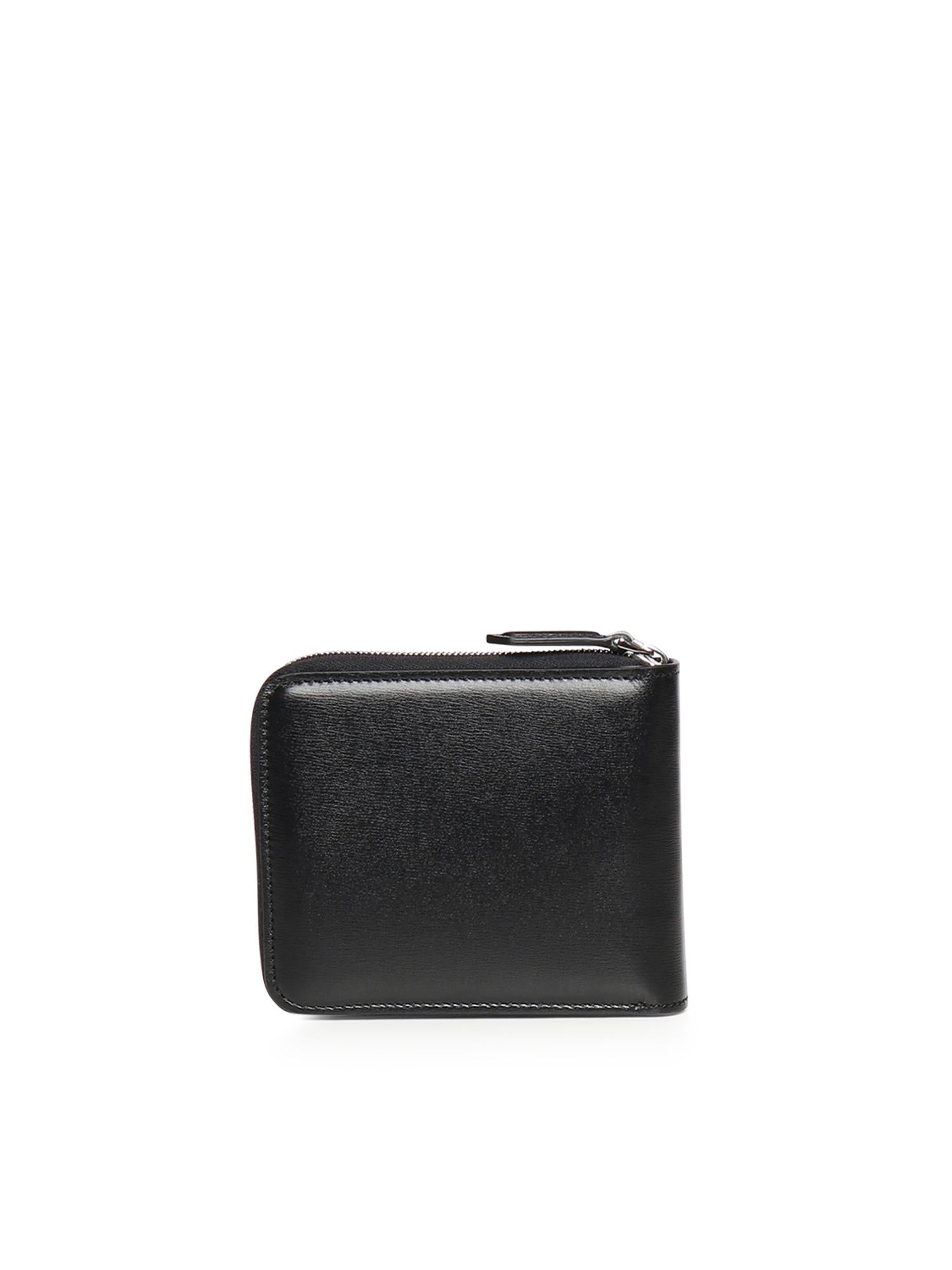 Portafoglio Squared FF in pelle con logo 7M0380 AVV6F0GXN FENDI 