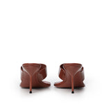 Mule infradito in pelle verniciata PX1951 XVN01PATENT BLACK PARIS TEXAS 