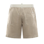 Shorts in twill di cotone S74MU0956 S35175801 DSQUARED2 