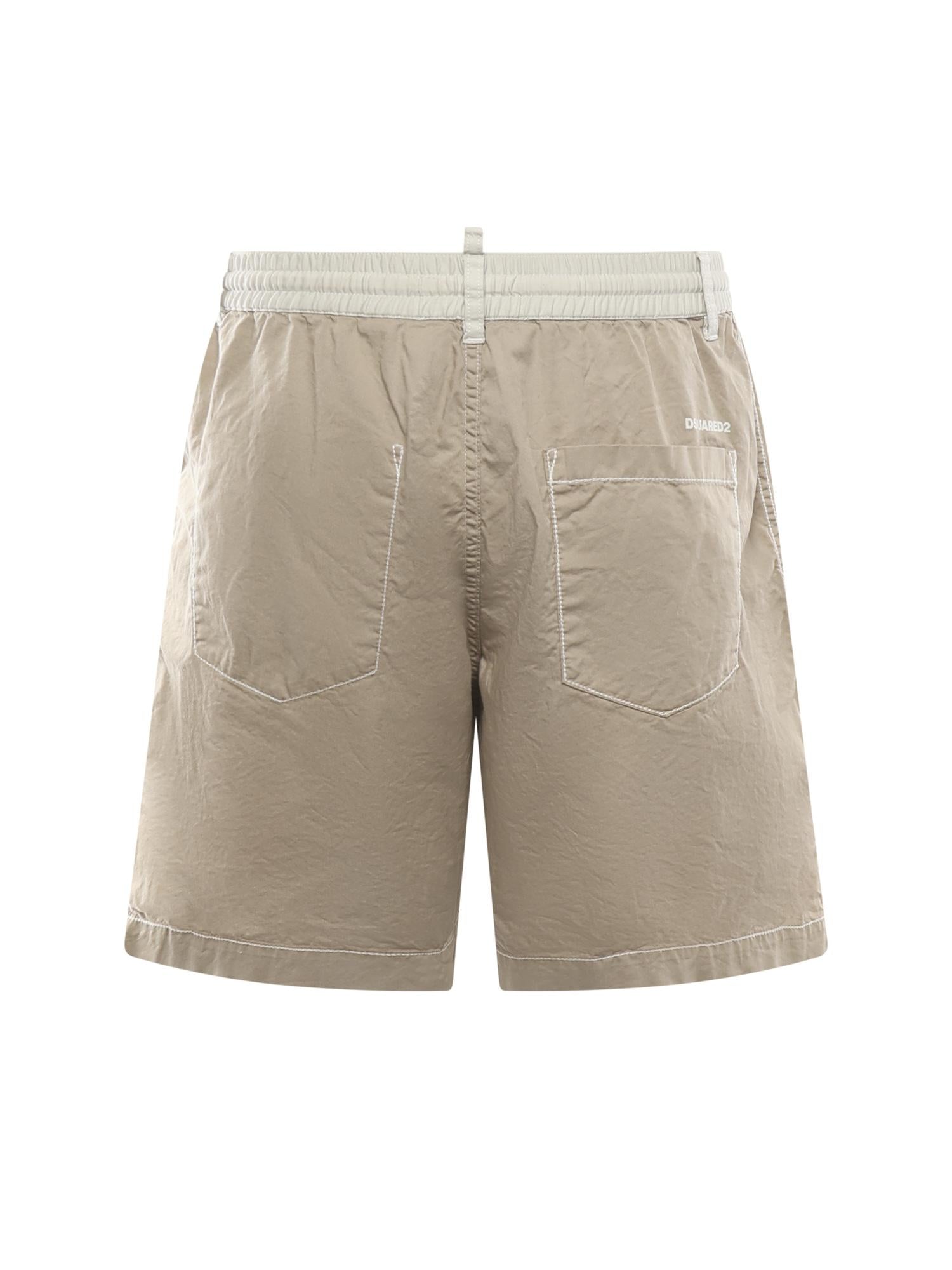 Shorts in twill di cotone S74MU0956 S35175801 DSQUARED2 
