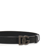 Cintura con logo in pelle di vitello BC4943 AG6518B956 DOLCE & GABBANA 