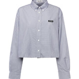 Camicia in popeline MK1659 1805F0008 MIU MIU 