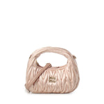 Mini bag Wander in raso trapuntato 5BP078 2BD8F0615 MIU MIU 