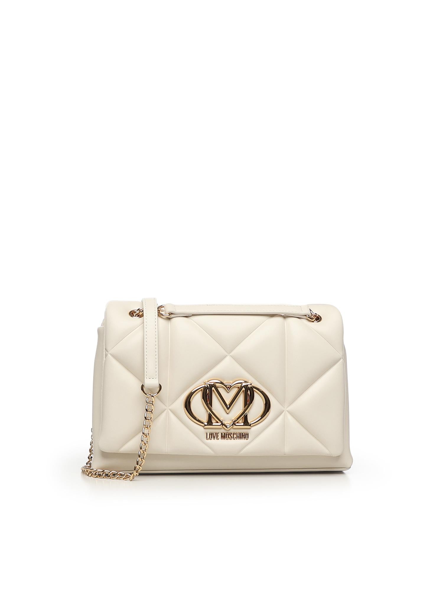 Borsa a spalla trapuntata Embossed JC4041PP0NLC0 110 LOVE MOSCHINO 