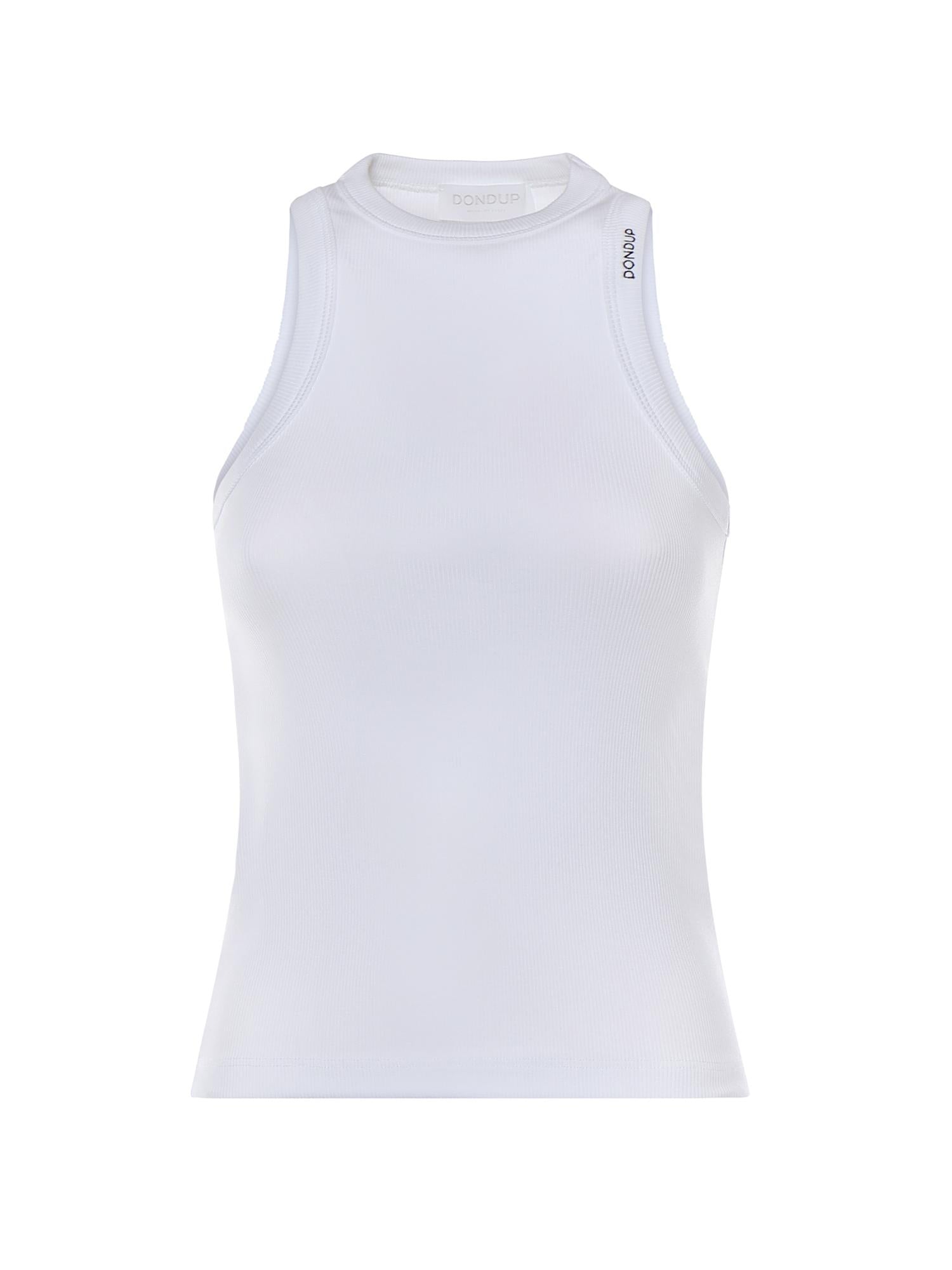 Canotta in cotone con logo DS071 JS0314DXXX000 DONDUP 