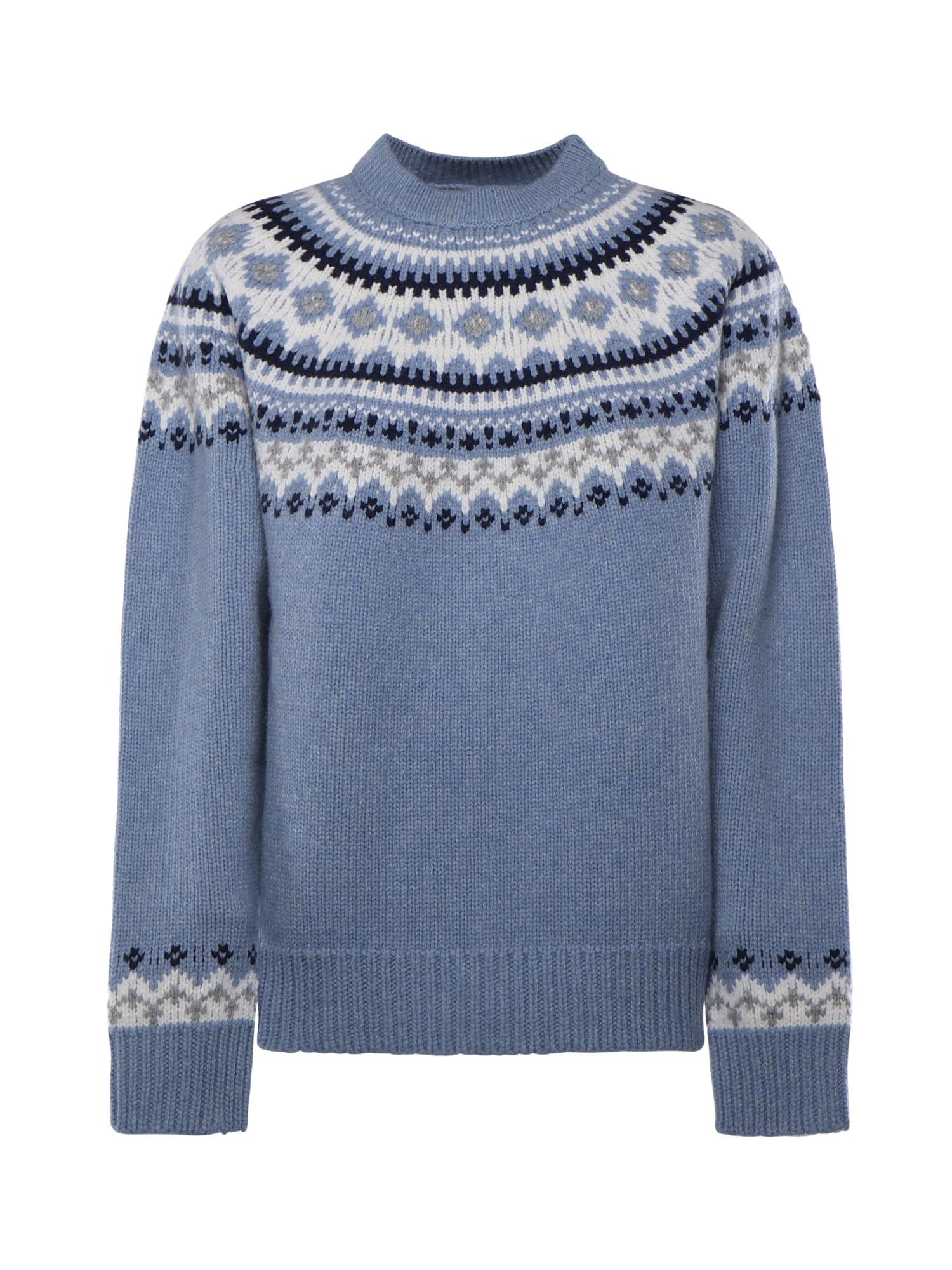 Maglione girocollo in lana MML02Y 18SIF0013 MIU MIU 