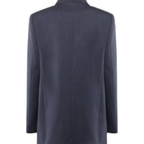 Blazer doppiopetto in lana 105617 A2SNG07 PINKO 