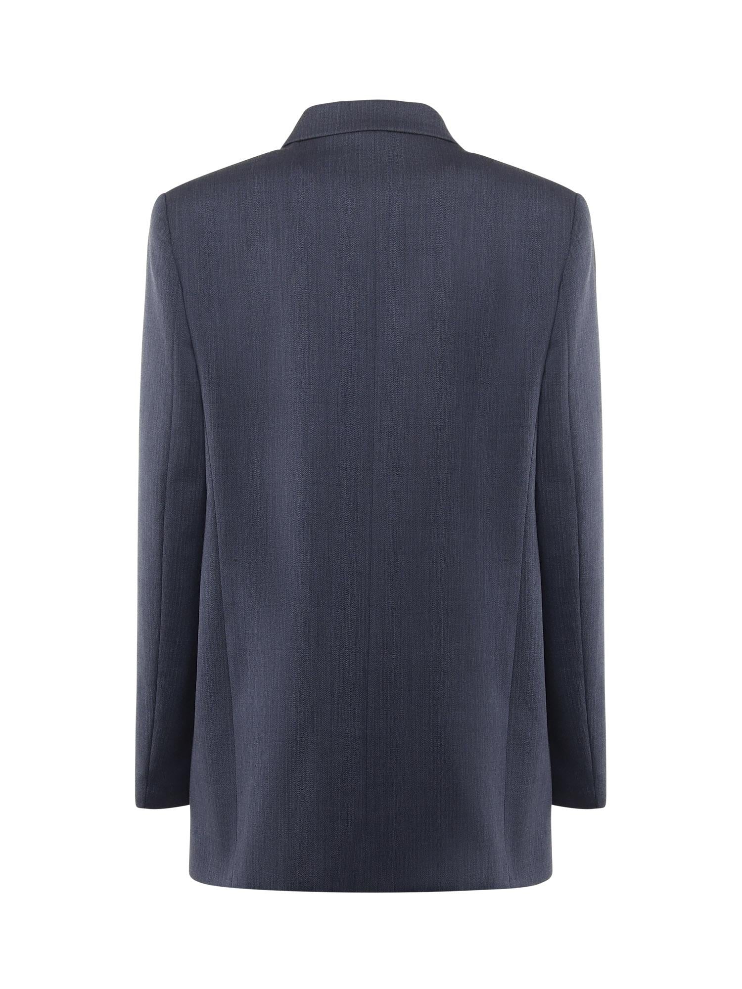 Blazer doppiopetto in lana 105617 A2SNG07 PINKO 