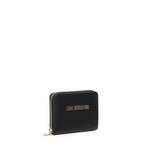 Portafoglio zip around con logo JC5702PP1MLD0 000 LOVE MOSCHINO 