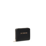 Portafoglio zip around con logo JC5702PP1MLD0 000 LOVE MOSCHINO 