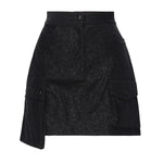 Minigonna Tonia cargo AUWTONIA BLACK ALBERTO AUDENINO 