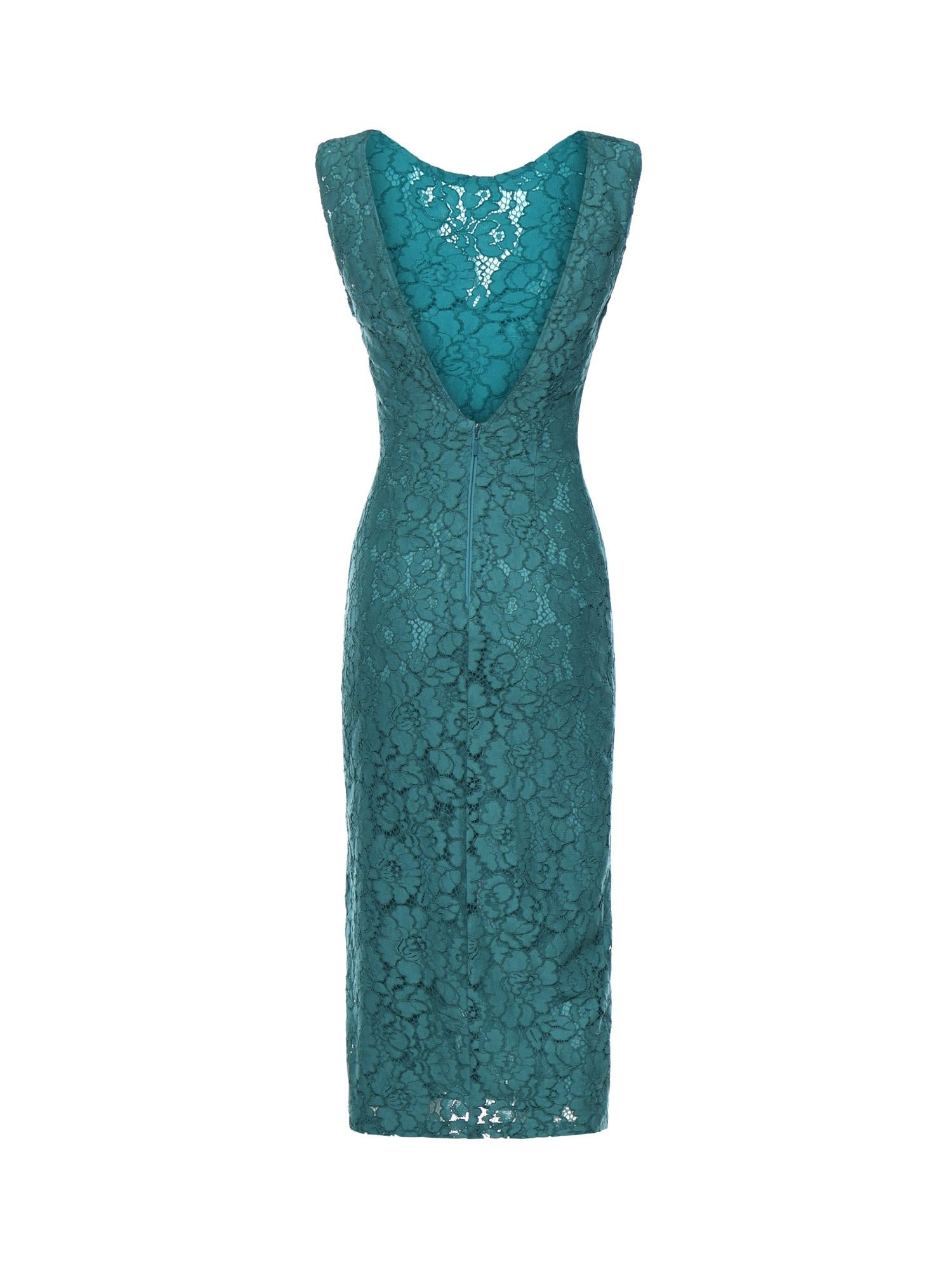 Abito in pizzo floreale 106588 A330V76 PINKO 