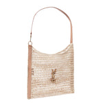 Borsa Oxalis in rafia macramè 773984 GAAEB9718 SAINT LAURENT 