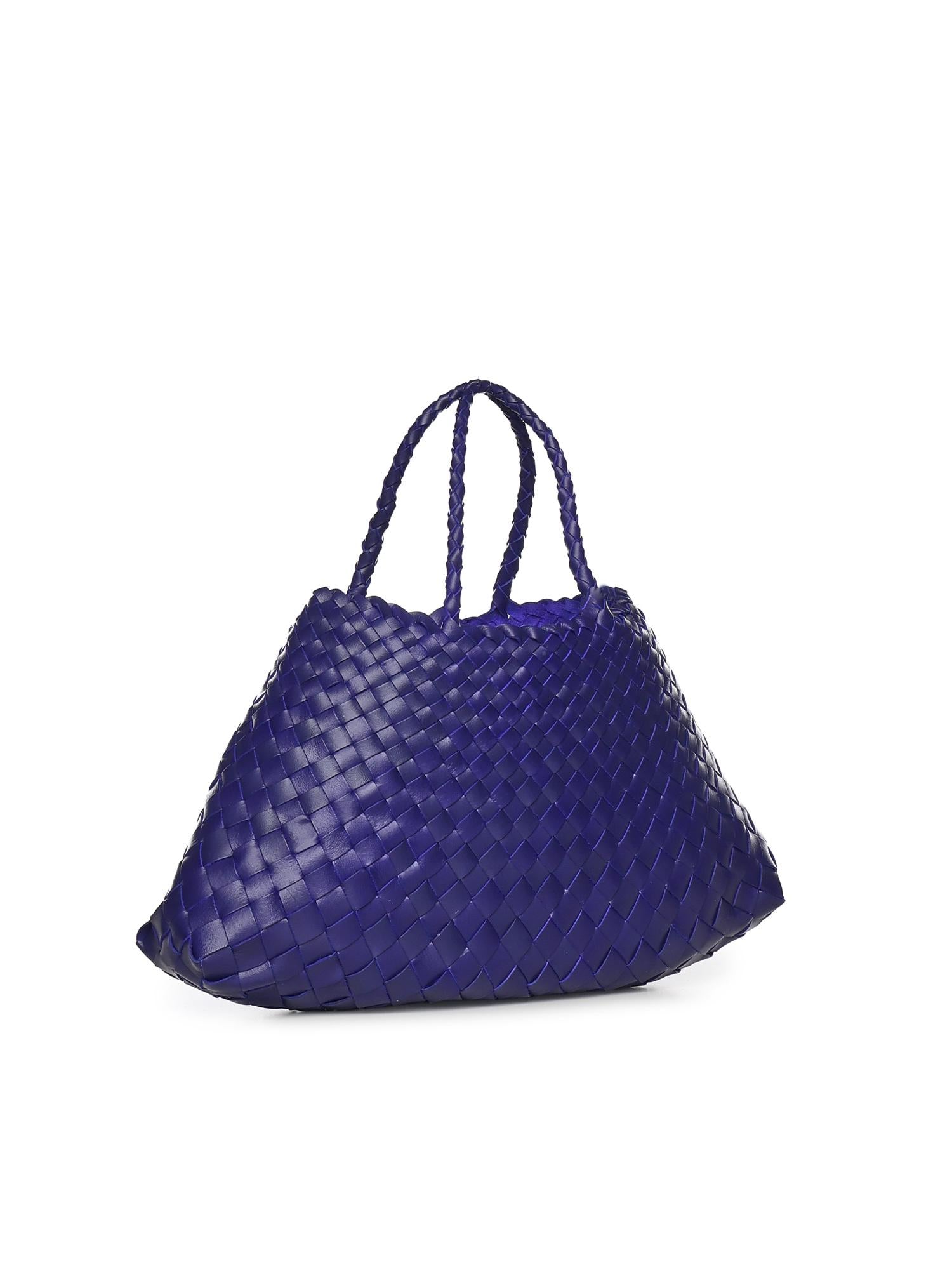 Borsa Santa Croce small in pelle 8893 DEEP PURPLE DRAGON DIFFUSION 