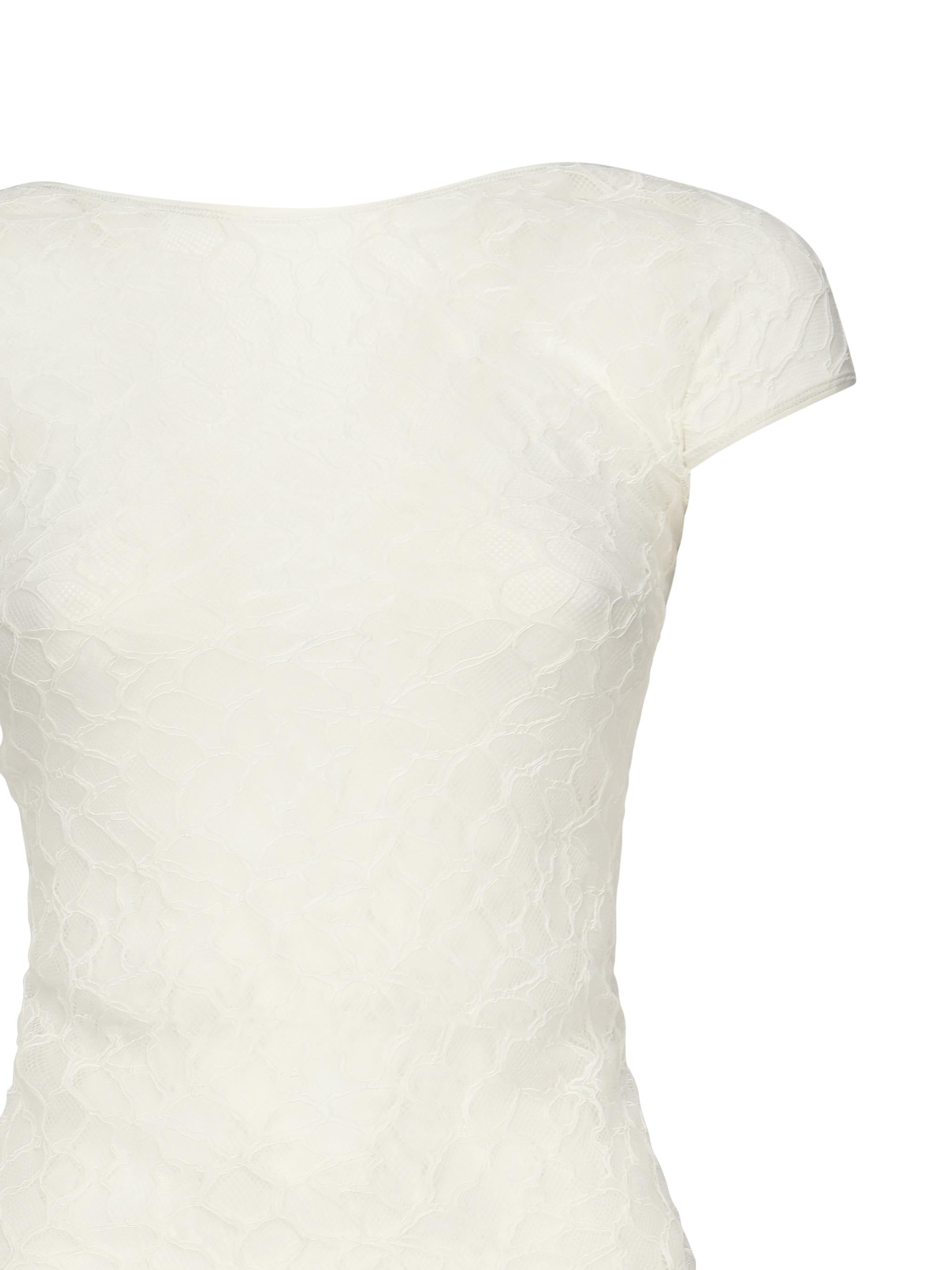 Maglia aderente in pizzo 105228 A2M5Z14 PINKO 