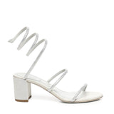 Sandali Cleo in raso con cristalli<BR/> C12037 060R001X623 RENÉ CAOVILLA 