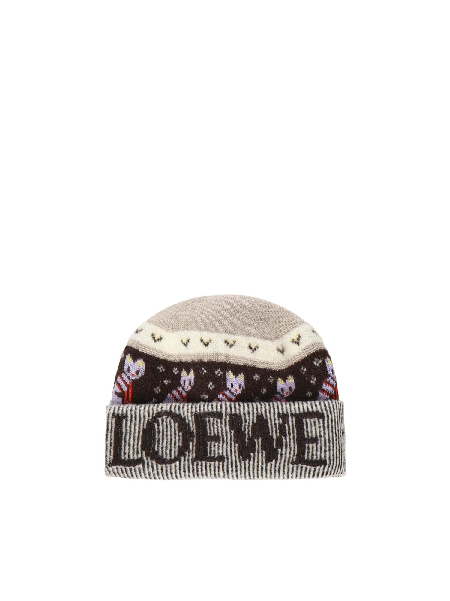 Berretto in misto lana KSA9OT2K02 3046 LOEWE 