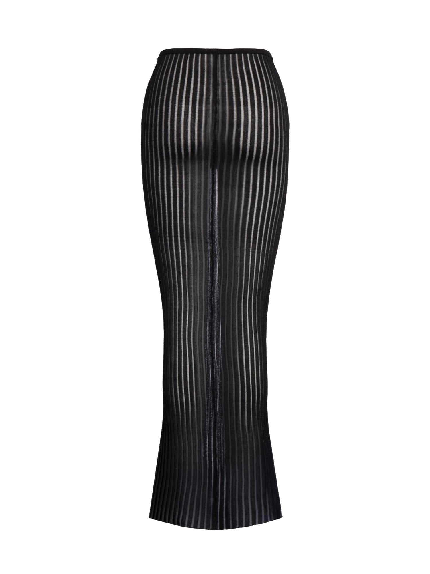 Gonna slim in maglia lurex G645 M01044D999 DONDUP 