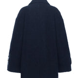 Cappotto caban doppiopetto in bouclé 105559 A2SHG02 PINKO 