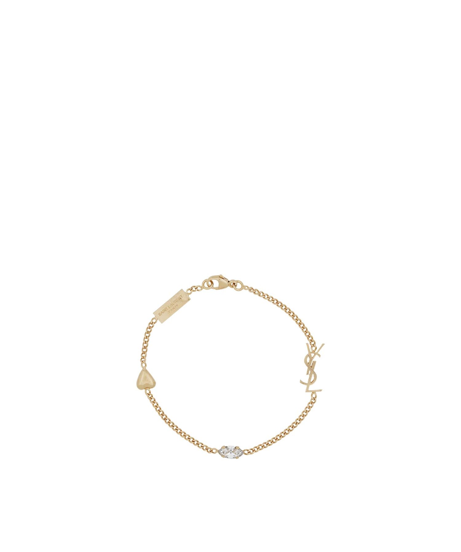 Bracciale con charm a cuore Cassandre 701950 Y15269137 SAINT LAURENT 