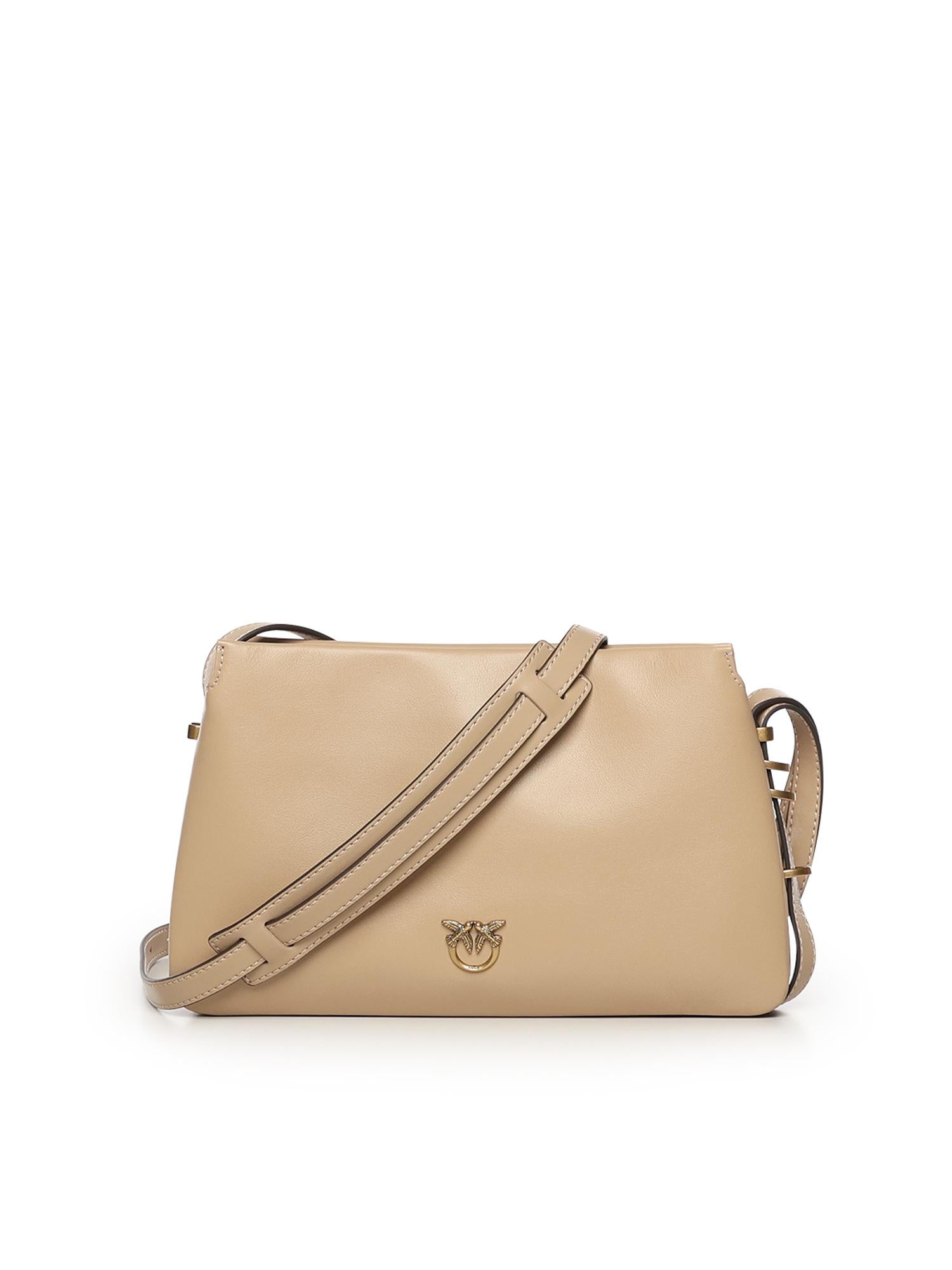 Borsa a tracolla Mini One, Two, Three Bag in pelle 105883 A0QOC94Q PINKO 