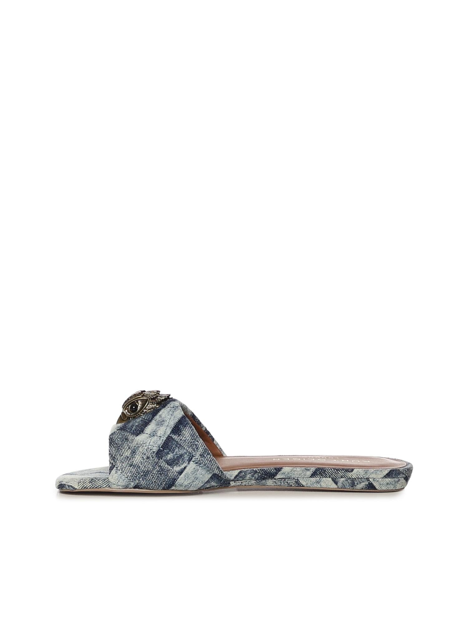 Sandalo flat Kensington 8496188669 DENIM/DENIM KURT GEIGER 