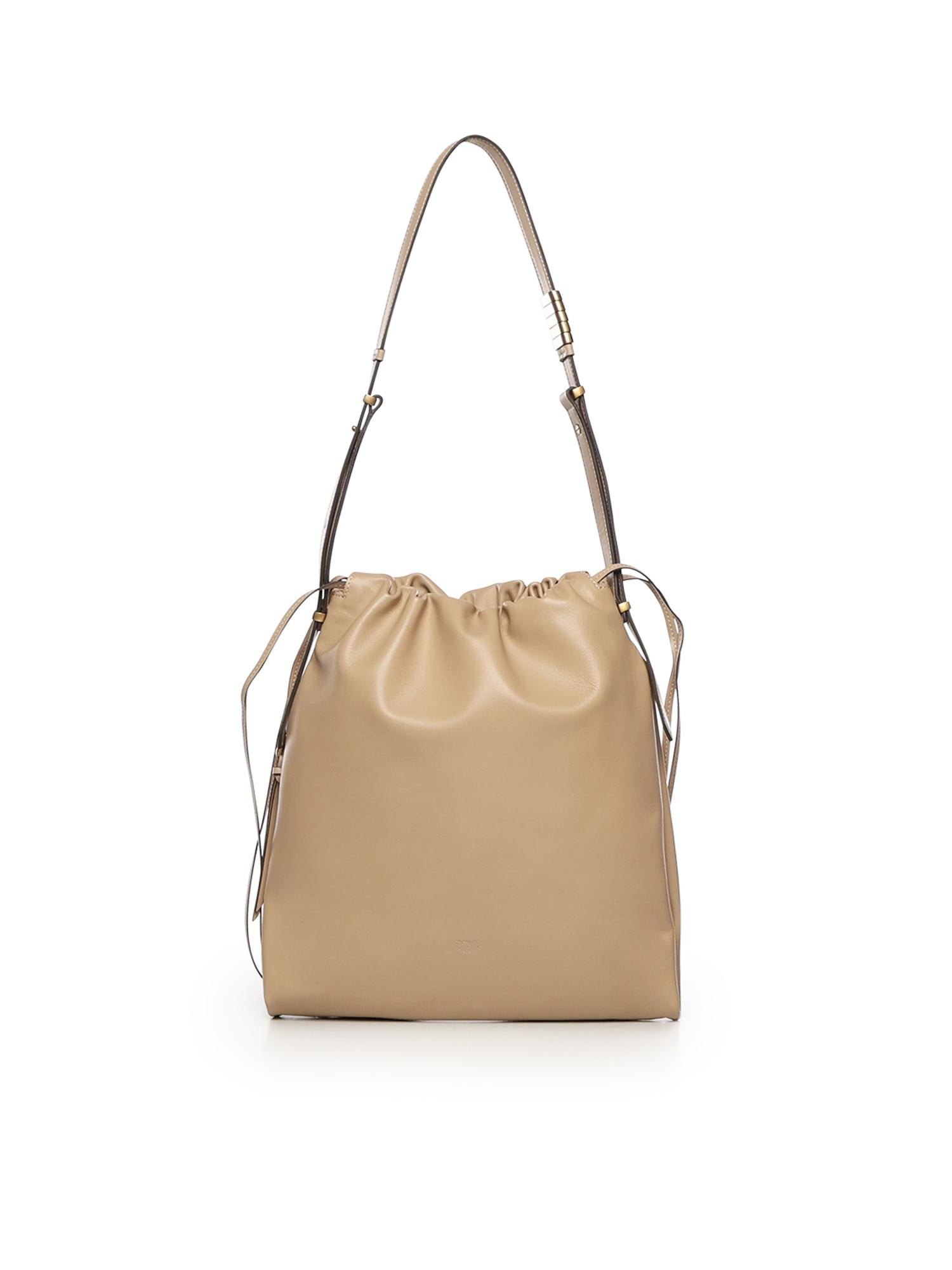 Borsa a spalla con logo 104359 A0QOC94Q PINKO 