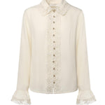 Camicia con finiture in pizzo 5398TF25R CRM ZIMMERMANN 