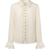 Camicia con finiture in pizzo 5398TF25R CRM ZIMMERMANN 