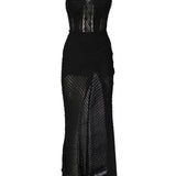 Vestito lungo Fae 255610 BLACK CHARO RUIZ 