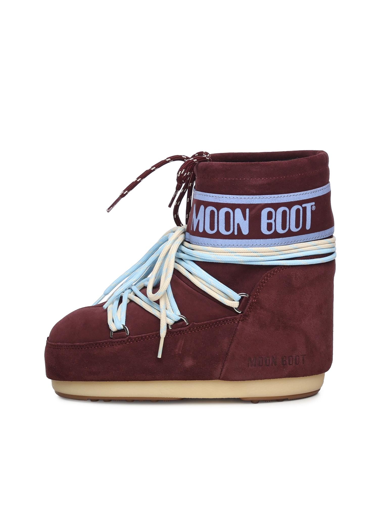 Stivale Icon low in pelle scamosciata 80D1409670 D013 MOON BOOT 