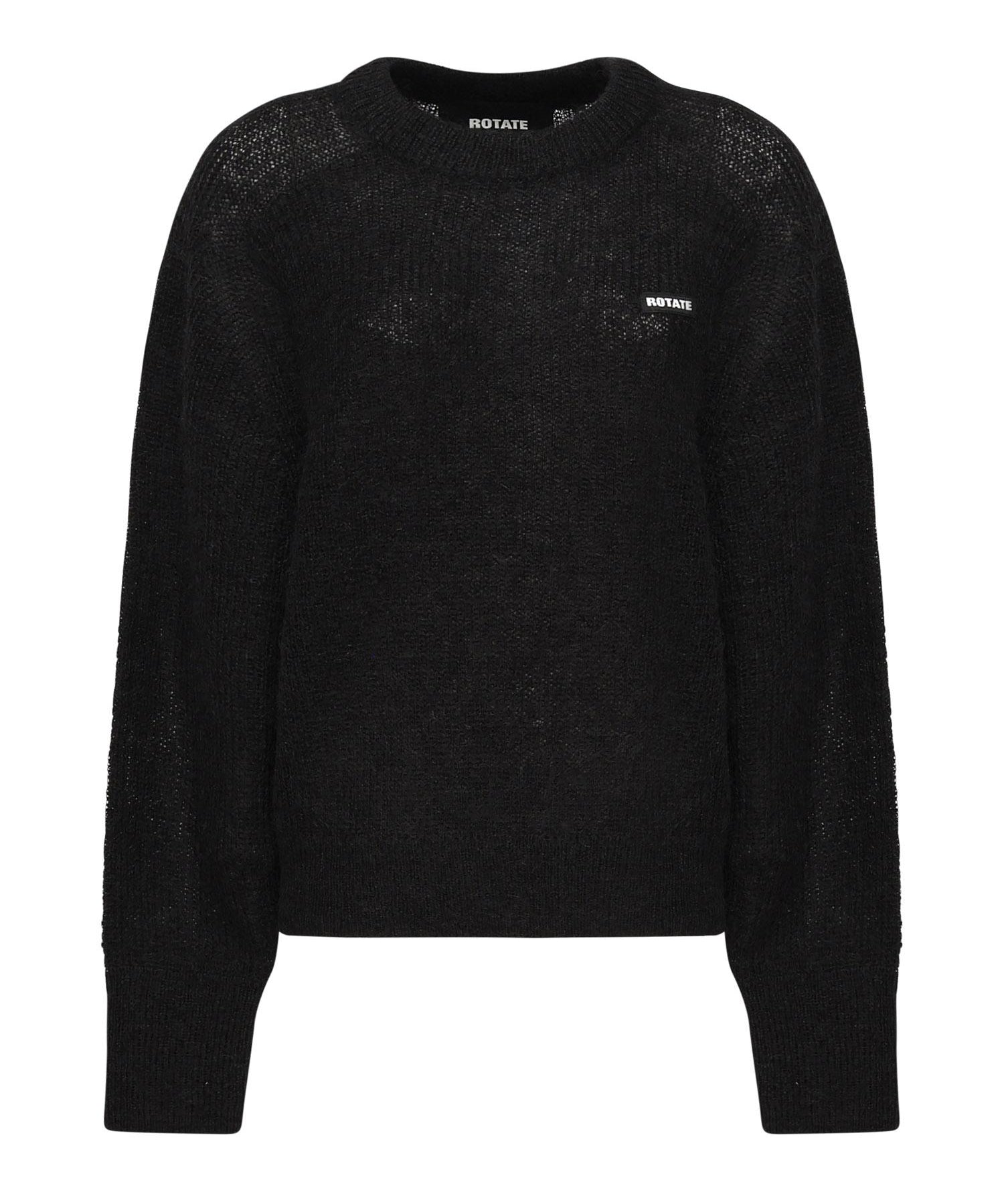 Maglione con logo lettering 114565 100 ROTATE 
