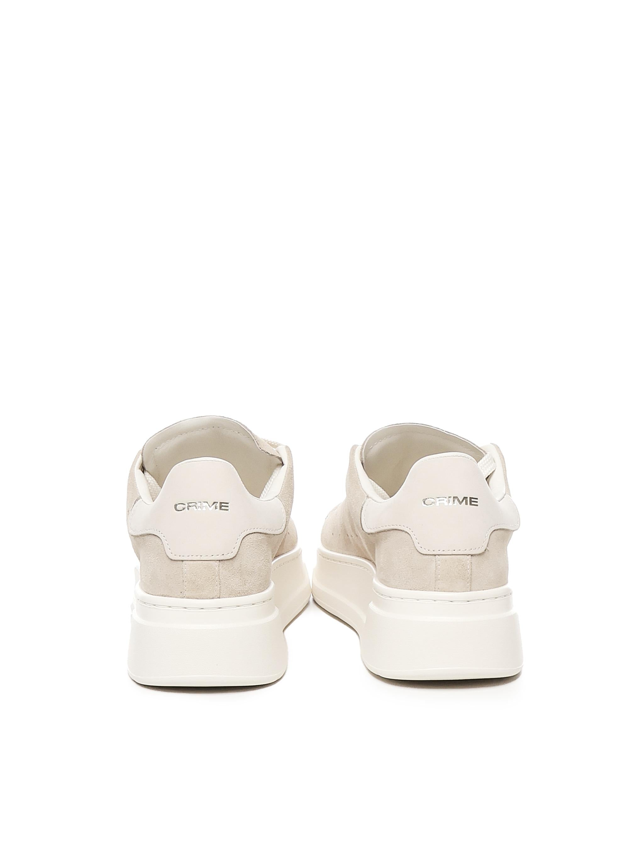 Sneakers Sonik in camoscio 21801AA7 SAND CRIME LONDON 