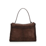 Borsa Rodeo media in pelle di vitello scamosciata 789772 2AB4G2308 BALENCIAGA 