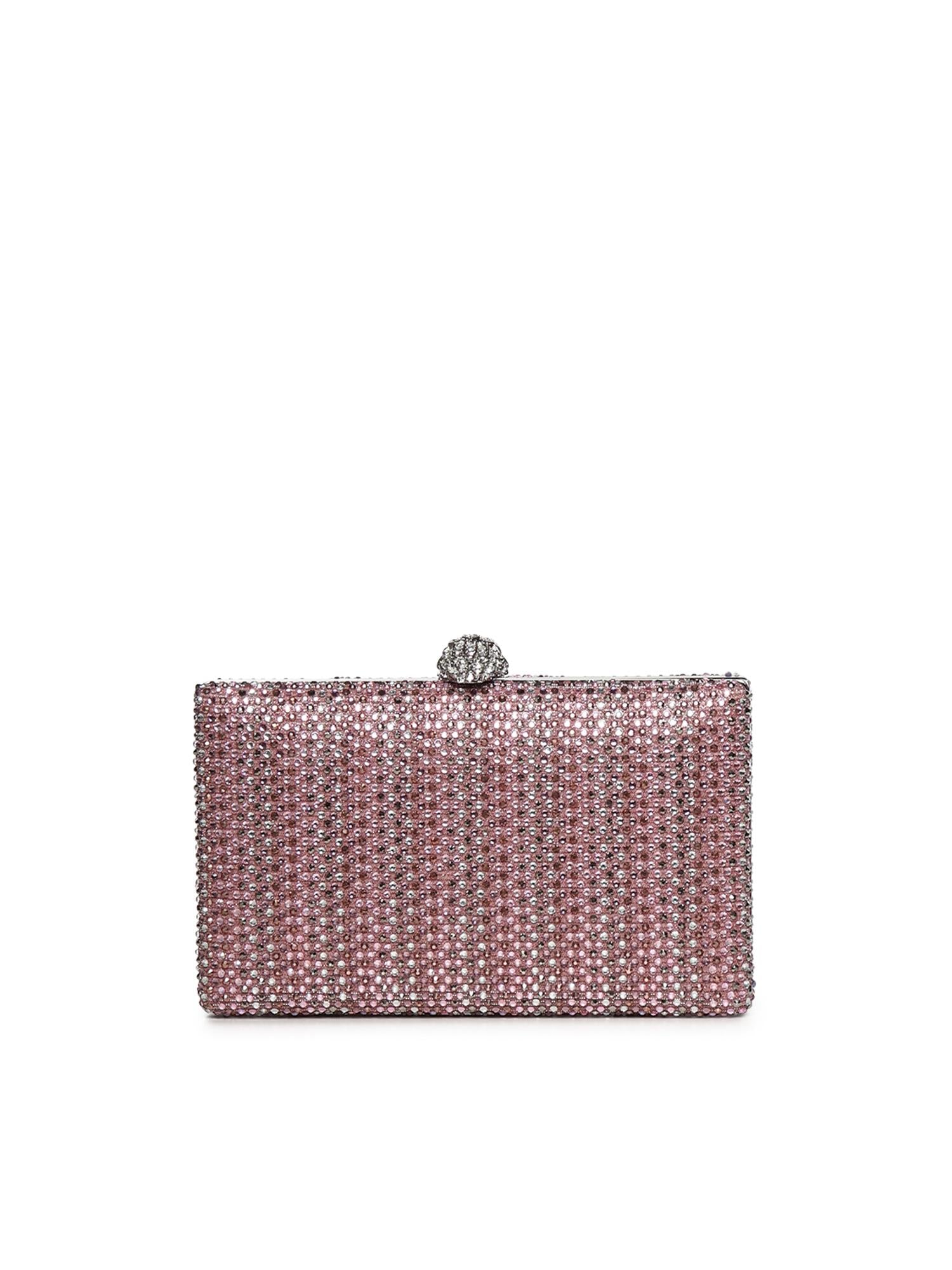Clutch Crystal Kensington con cristalli 5569657609 PINK KURT GEIGER 
